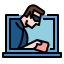 Hacker icon 64x64