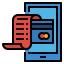 Mobile payment icon 64x64