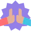 High five icon 64x64