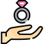 Engagement ring icon 64x64