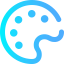 Paint palette icon 64x64