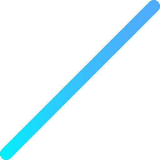 Diagonal line ícone