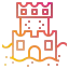 Sand castle icon 64x64