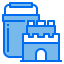 Sand castle icon 64x64