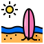 Surfboard icon 64x64
