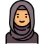 Arab woman icon 64x64