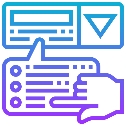 Drop down menu icon