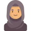 Arab woman icon 64x64