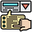 Drop down menu ícono 64x64