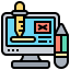 Web design ícono 64x64