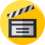 Clapperboard icon 64x64
