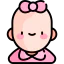 Baby girl icon 64x64