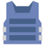Bulletproof vest icon 64x64