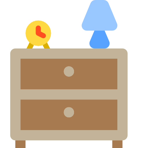 Bedside table icon