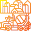 Cement mixer icon 64x64