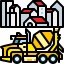 Cement mixer icon 64x64