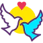 Love birds icon 64x64