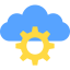 Cloud computing icon 64x64