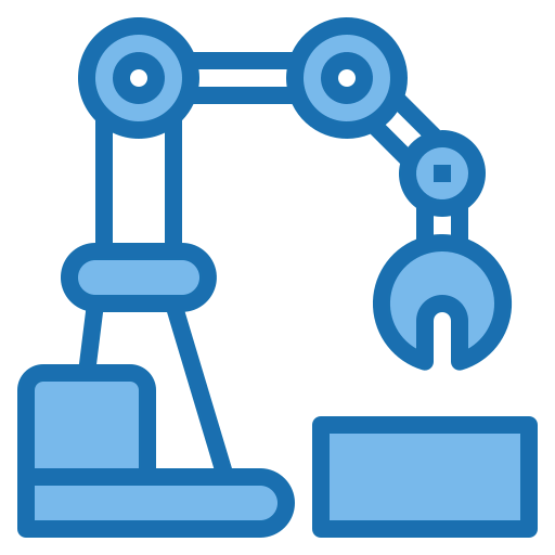 Robotic arm icon