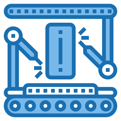Robotic arm icon