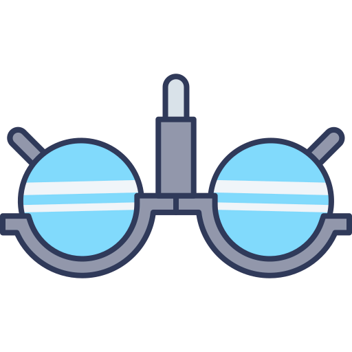 Testing glasses icon