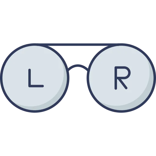 Testing glasses icon