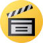 Clapperboard biểu tượng 64x64