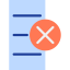 Delete column icon 64x64