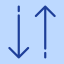 Up and down arrows icon 64x64