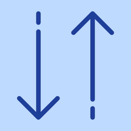 Up and down arrows 상