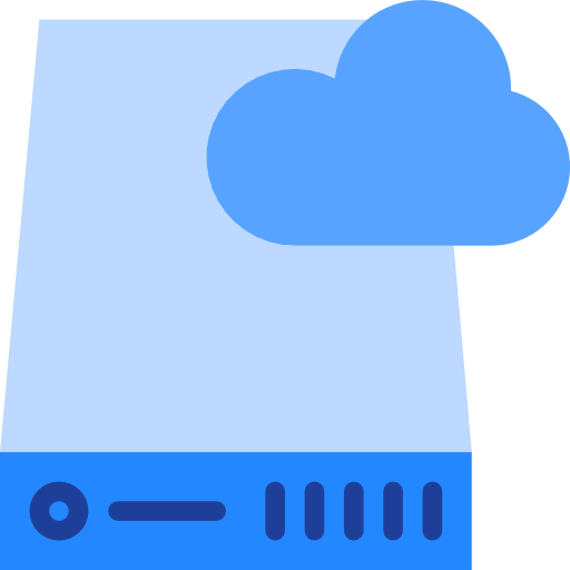 Cloud storage icon