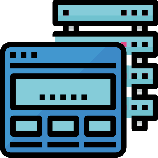 Web hosting ícone