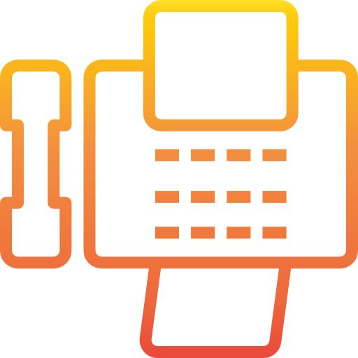 Fax machine icon