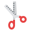 Pinking scissors icon 64x64