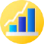 Bar chart icon 64x64