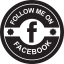 Facebook social retro circular badge 图标 64x64
