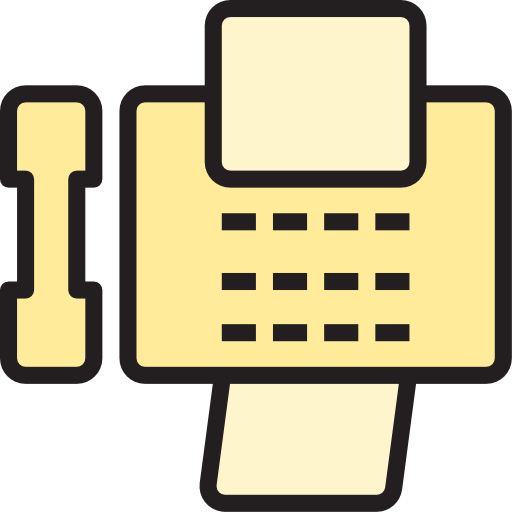 Fax machine icon