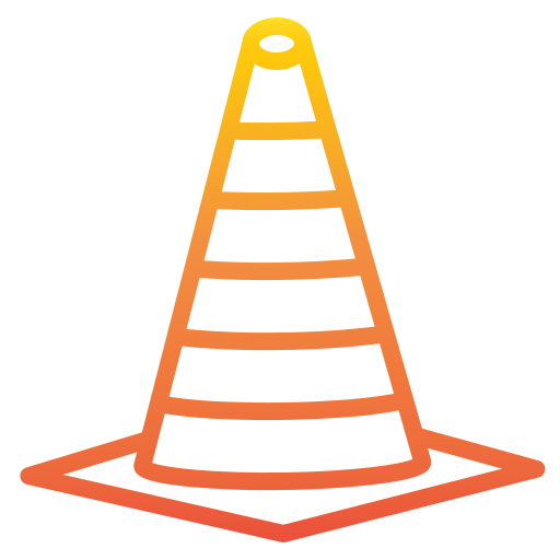 Traffic cone ícono