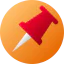 Push pin icon 64x64
