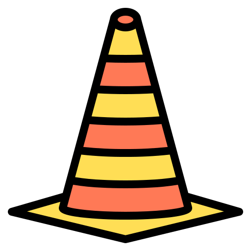Traffic cone icône