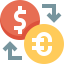 Money exchange icon 64x64