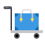 Luggage cart icon 64x64