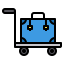 Luggage cart icon 64x64