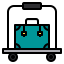 Luggage cart icon 64x64