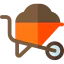 Wheelbarrow icon 64x64
