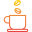 Coffee mug icon 64x64