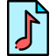 Музыкальный файл иконка 64x64