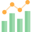 Bar graph icon 64x64