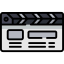 Clapperboard icon 64x64