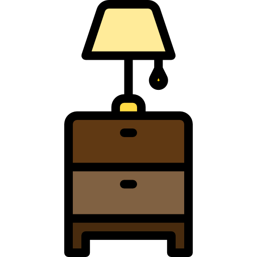 Bedside table icon